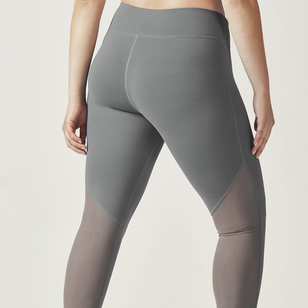 FABLETICS POLLY LEGGING MESH DESIGNER GRAY 2X 3X